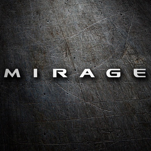 Car & Motorbike Stickers: Mirage