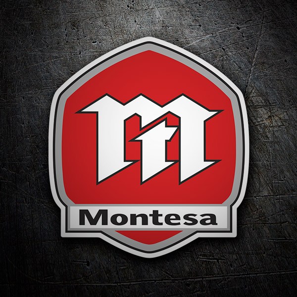 Car & Motorbike Stickers: Montesa Logo 2 Retro