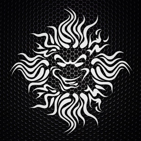 Car & Motorbike Stickers: Dakar Sun Logo