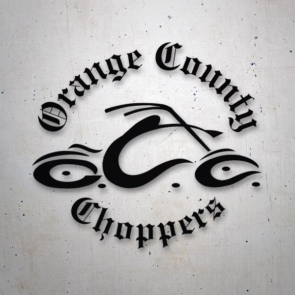 Car & Motorbike Stickers: Orange Country Choppers