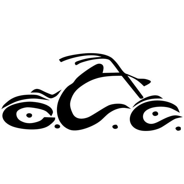 Car & Motorbike Stickers: Orange Country Choppers 1