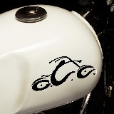 Car & Motorbike Stickers: Orange Country Choppers 1 3