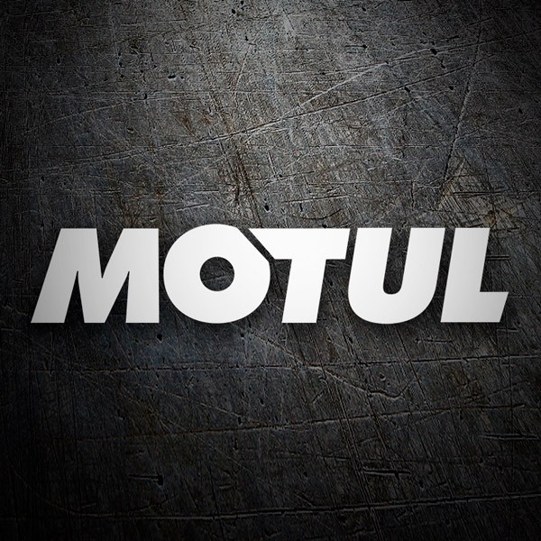 Car & Motorbike Stickers: MOTUL in Uppercase and Corporate Style
