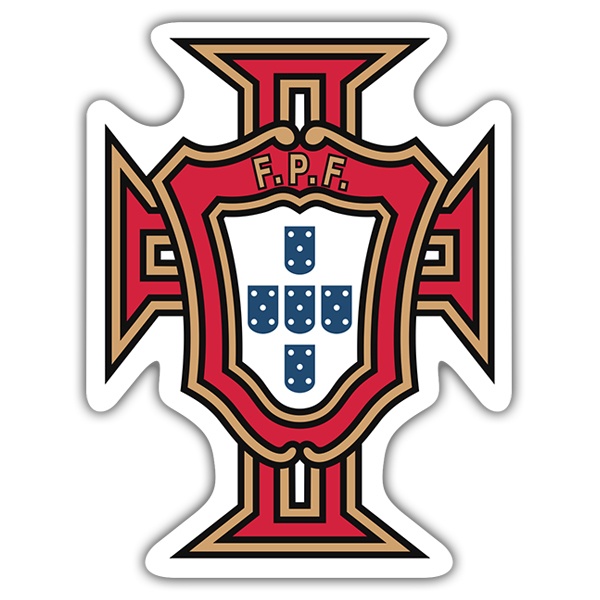 Car & Motorbike Stickers: Portugal - Football Shield