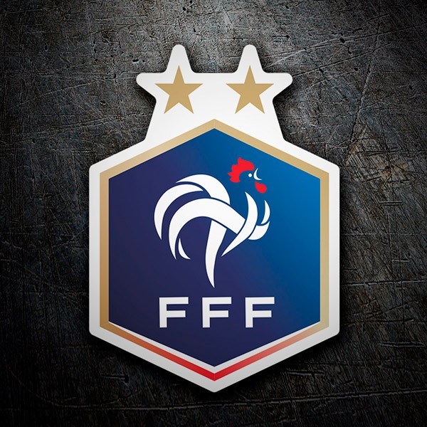 Car & Motorbike Stickers: France - Bouclier de football