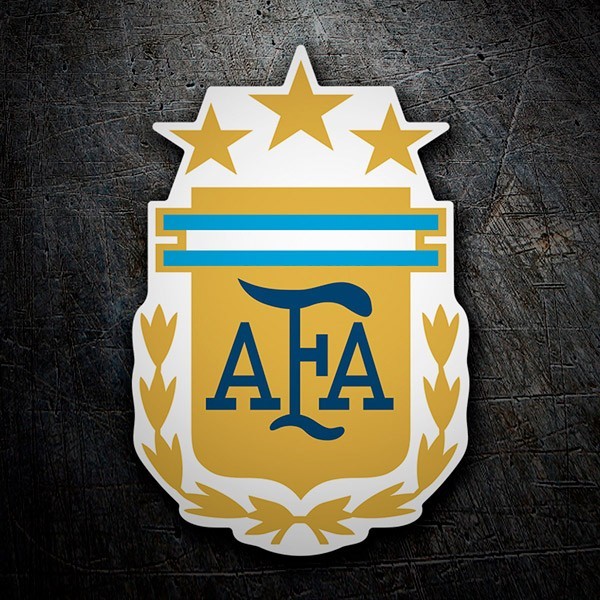 Car & Motorbike Stickers: Argentina - Football Shield