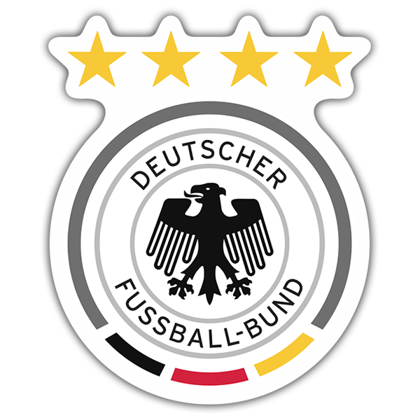 Car & Motorbike Stickers: Germany - Football Shield