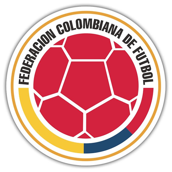 Car & Motorbike Stickers: Colombia - Football Shield