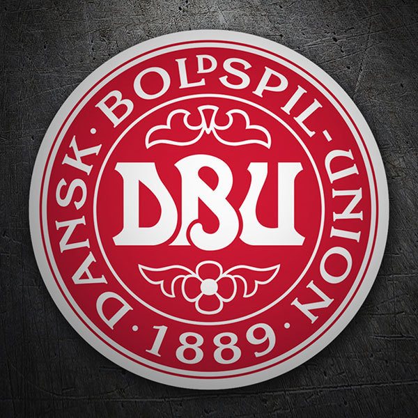 Car & Motorbike Stickers: Denmark - Football Shield
