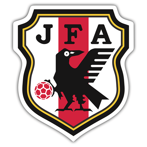 Car & Motorbike Stickers: Japan - Football Shield 0