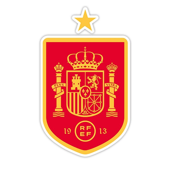 Car & Motorbike Stickers: Spain - Football Shield