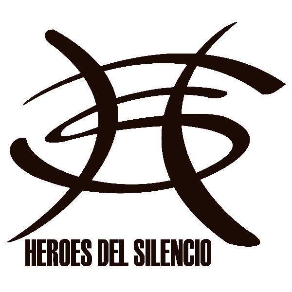Car & Motorbike Stickers: Heroes del Silencio with Logo and Text