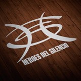Car & Motorbike Stickers: Heroes del Silencio with Logo and Text 2