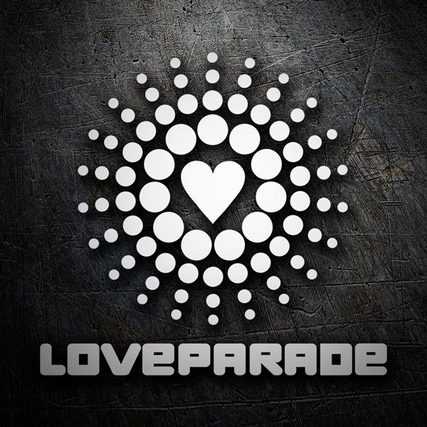 Car & Motorbike Stickers: Love Parade 0