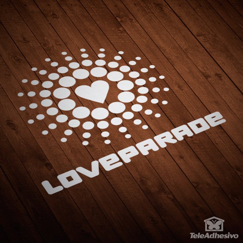 Car & Motorbike Stickers: Love Parade