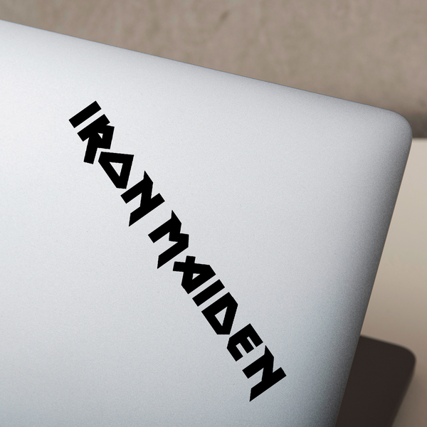 Car & Motorbike Stickers: Iron Maiden Logo in Uppercase Letters