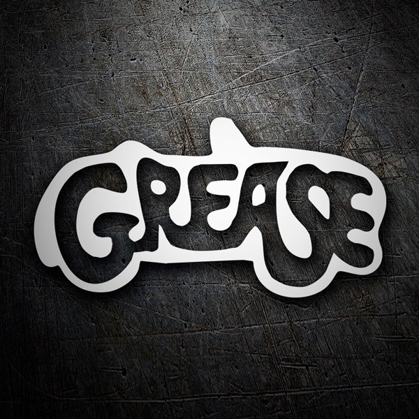 Car & Motorbike Stickers: GREASE in Vintage Style