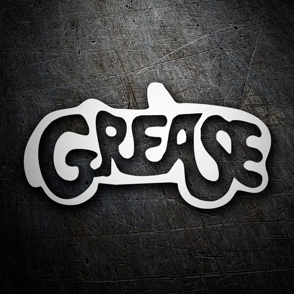 Car & Motorbike Stickers: Grease