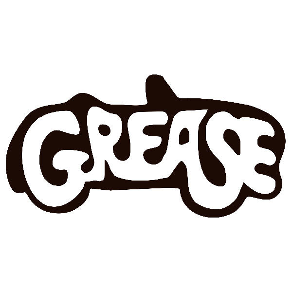 Car & Motorbike Stickers: GREASE in Vintage Style