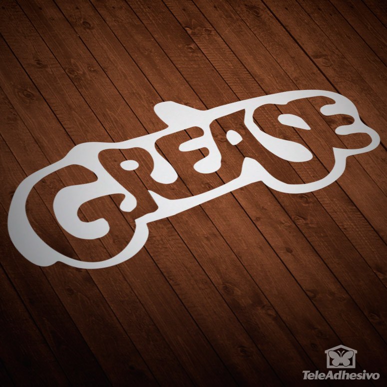 Car & Motorbike Stickers: GREASE in Vintage Style