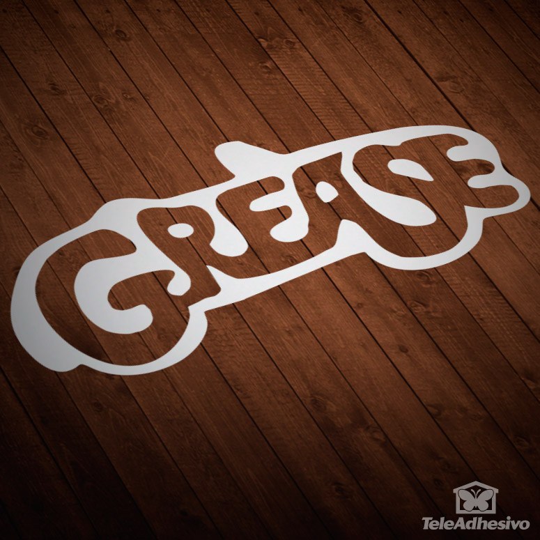 Car & Motorbike Stickers: Grease