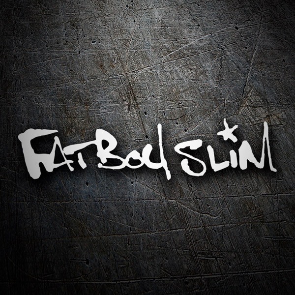 Car & Motorbike Stickers: Fatboy Slim with Star