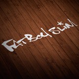 Car & Motorbike Stickers: Fatboy Slim with Star 2
