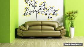 Wall Stickers: Tree branch and its fruits 2