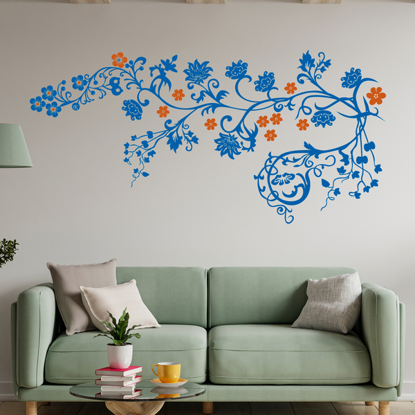 Wall Stickers: Multicolor floral