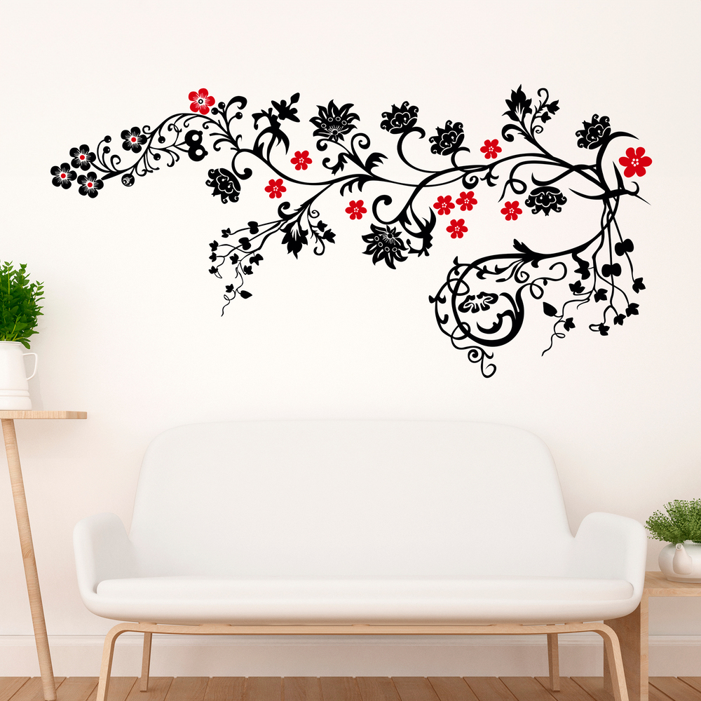 Wall Stickers: Multicolor floral 4