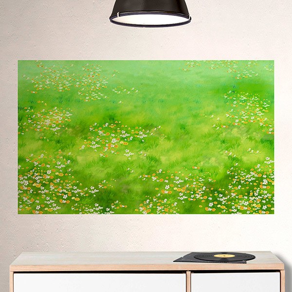 Wall Stickers: Flowers and grass in the meadow