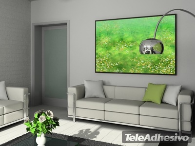 Wall Stickers: Flowers and grass in the meadow