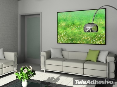 Wall Stickers: Flowers and grass in the meadow