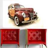 Wall Stickers: Classic Car 30 3