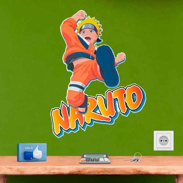 Stickers for Kids: Naruto Jump