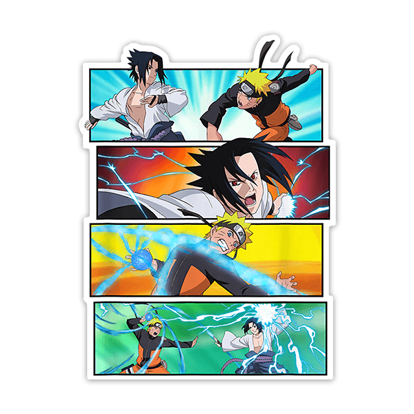 Stickers for Kids: Sasuke and Naruto