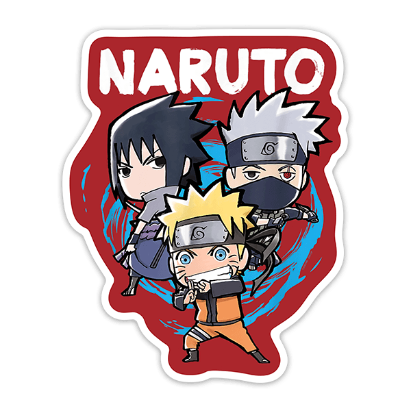 Car & Motorbike Stickers: Naruto Cartoons