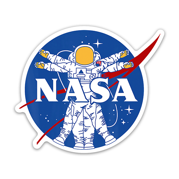 Car & Motorbike Stickers: NASA Vitruvian Man