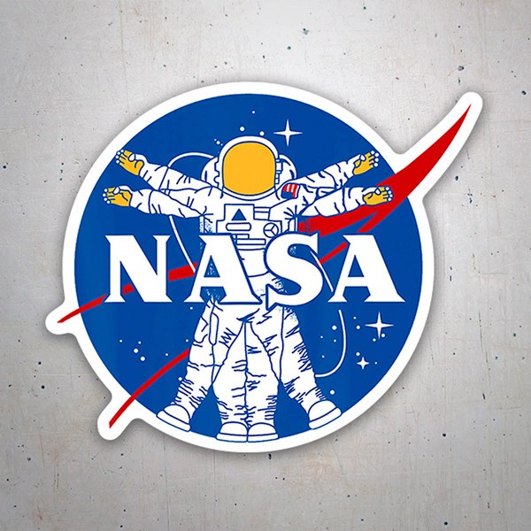 Car & Motorbike Stickers: Nasa Vitruvio