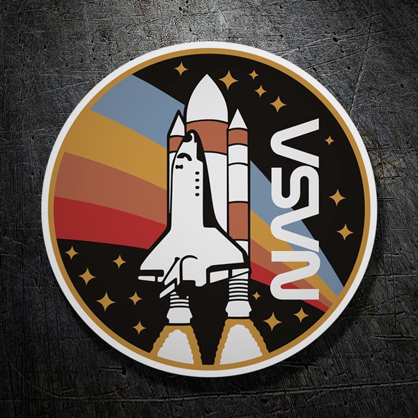 Car & Motorbike Stickers: Nasa Rocket Taking Off