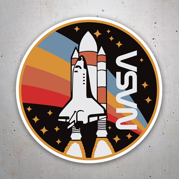 Car & Motorbike Stickers: Nasa Rocket Taking Off