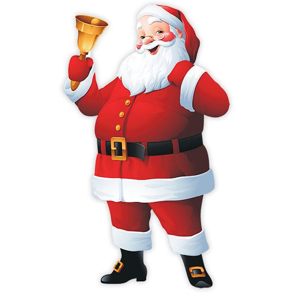 Wall Stickers: Santa Claus with his bell