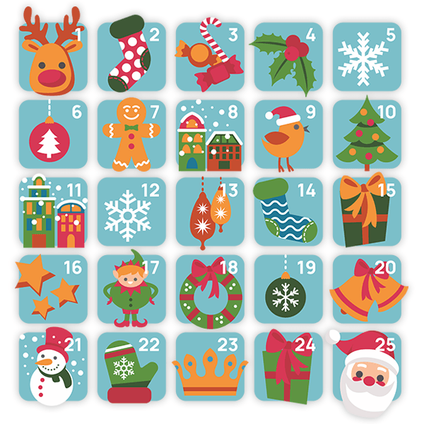 Wall Stickers: Advent Calendar