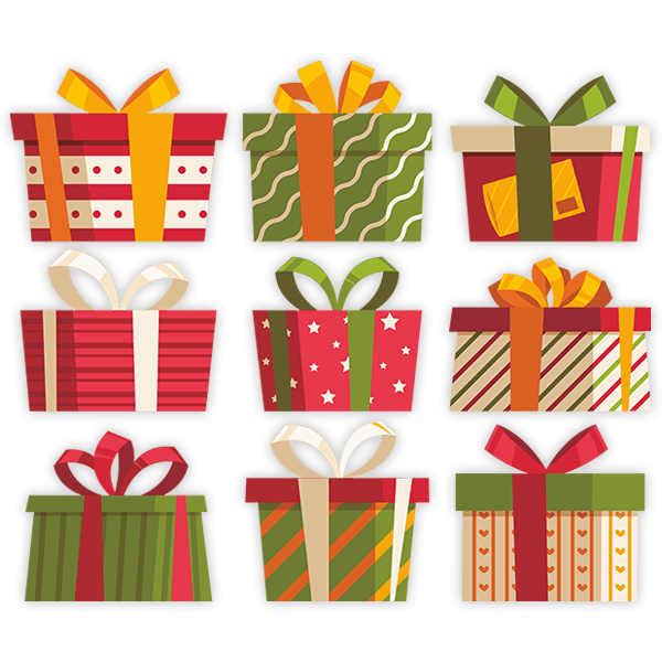 Wall Stickers: Christmas gift kit