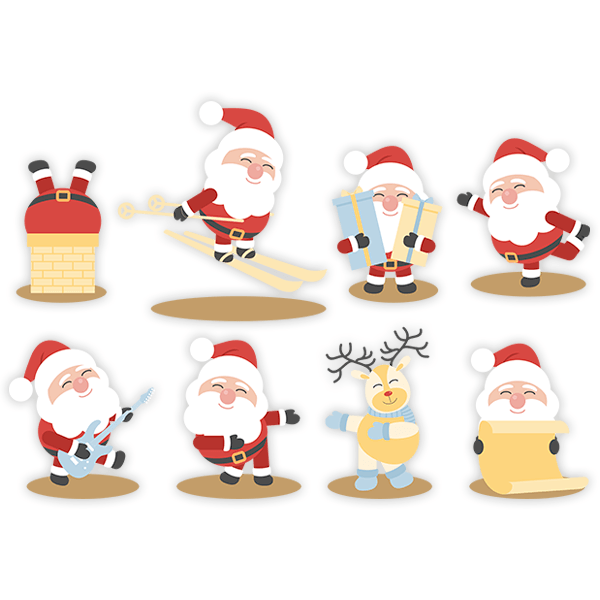 Wall Stickers: Santa Claus Kit