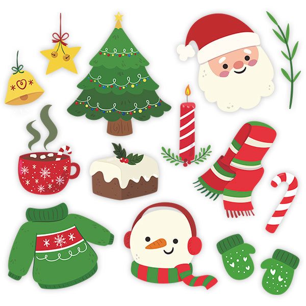 Wall Stickers: Christmas Decoration Kit