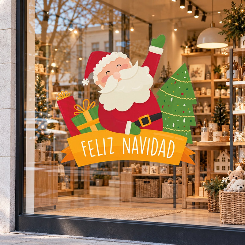 Wall Stickers: Merry Christmas, in Spanish