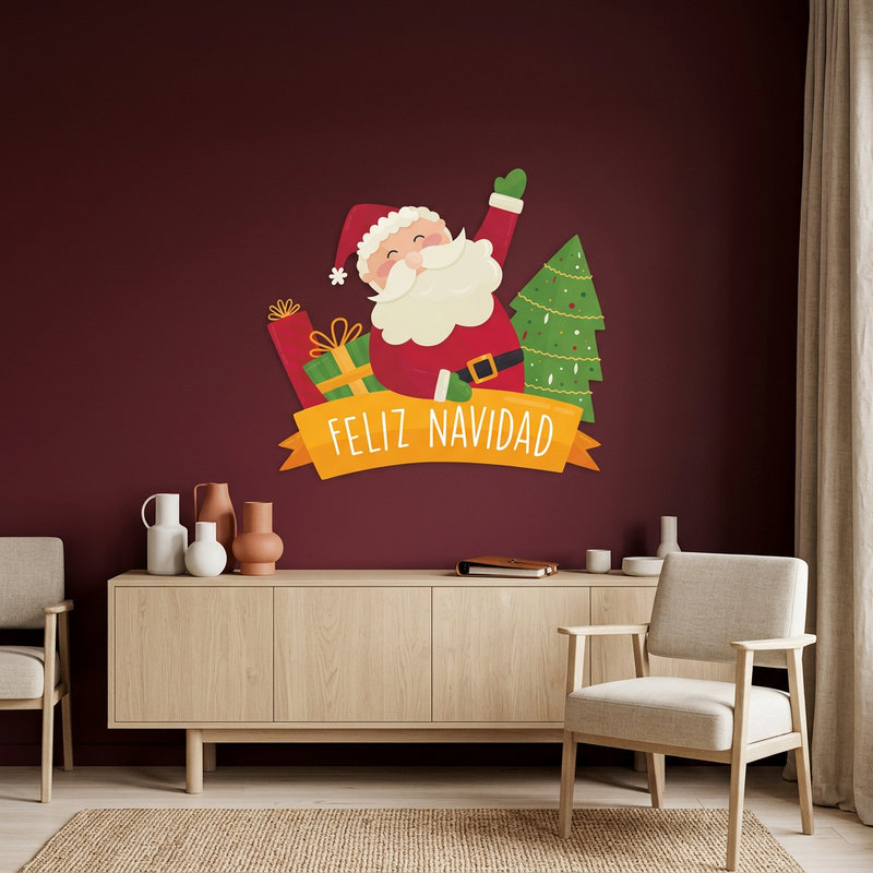 Wall Stickers: Merry Christmas, in Spanish