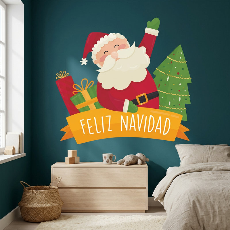 Wall Stickers: Merry Christmas, in Spanish