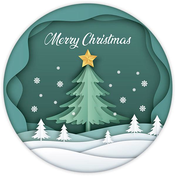 Wall Stickers: Christmas sphere, in english